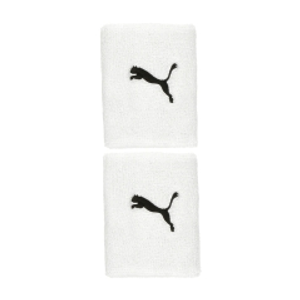 Puma Team Large Wristbands - White