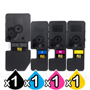 4 Pack Non-Genuine alternative for TK-5444 Toner Cartridges suitable for Kyocera ECOSYS PA2100, MA2100 [1BK,1C,1M,1Y]