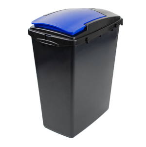 40 Litre Slimline Recycling Bin with Sticker