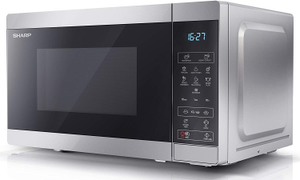 Sharp YC-MS02U-S Solo Digital Microwave Oven 11 Power Levels 20L 800W Silver