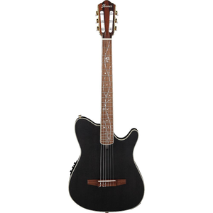 Ibanez TOD10N TKF Tim Henson Signature Acoustic Electric Guitar (Trans Black Flat)