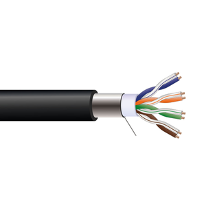 4P 24AWG Solid Copper UTPHDPE CAT5E LLDPE Duct Grade