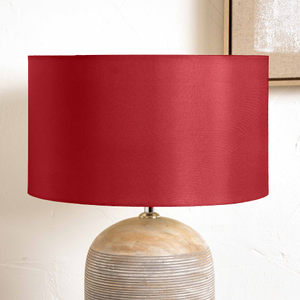 Delauney Mulberry Silk Lined Cylinder Lampshade