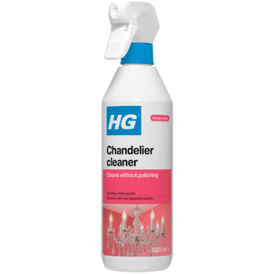 HG Chandelier Cleaner 500ml Streak-Free Cleaner for Crystal & Glass Chandeliers