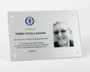 Personalised Football Memorial Plaque