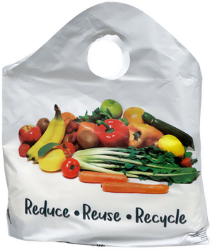 Digitally Printed Reusable 18" x 18" + 6" Wave Bags