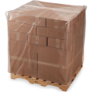 Gusseted Pallet Covers - 51" x 49" x 85" 4 mil