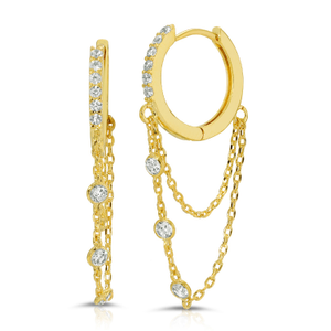 Tresor Huggie Earrings