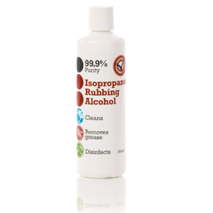 Isopropanol Rubbing Alcohol 250ml – Multi-Purpose Cleaner, Degreaser and Disinfectant