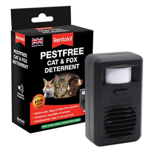 Rentokil Ultrasonic Cat and Fox Repeller – Humane Garden Pest Control Device