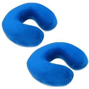 Coppia di cuscini per il collo in Memory Foam, collari da Viaggio al miglior prezzo.