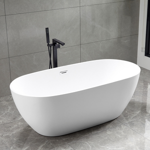 Vrijstaand bad Silvan 180x81x58cm mat wit