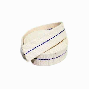 7/8" - 22mm Flat Striped Wick (Price per metre))