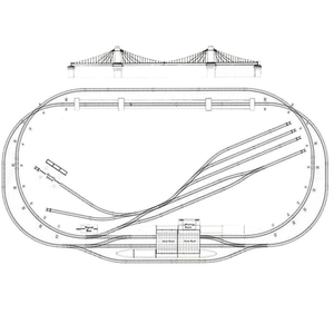 HORNBY Train Set HL3 With Suspension Bridge - Track Only