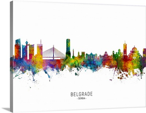 Belgrade Serbia Skyline