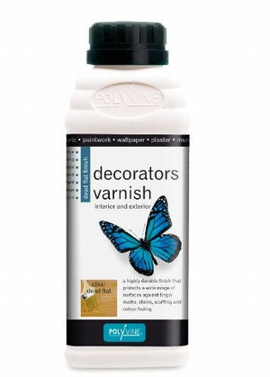 Polyvine Decorators Dead Flat Varnish 500ml