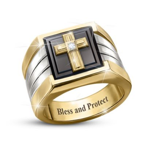 Power Of Faith Diamond Ring Size 13.5