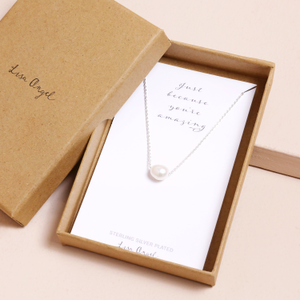 Just Because You're Amazing Pearl Necklace