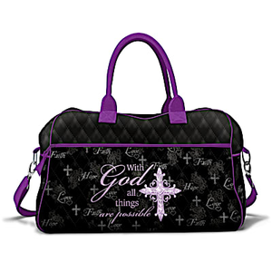 With God All Things Are Possible Weekender Bag