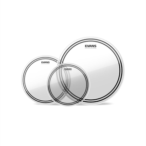 Evans EC2S Clear Fusion Tom Pack (10", 12", 14")
