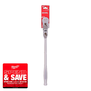 Milwaukee 4932479656 1/2" Drive Long Flex Head Ratchet