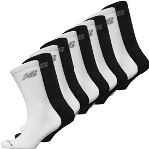 New Balance Ten Pack Cushioned Crew Socks Black/White