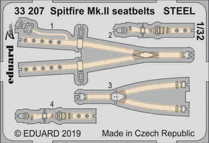 Eduard 33207 Etched Aircraft Detailling Set 1:32 Supermarine Spitfire Mk.IIa sea