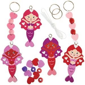 Hartvormige Zeemeermin Sleutelhanger & Tashanger Sets 