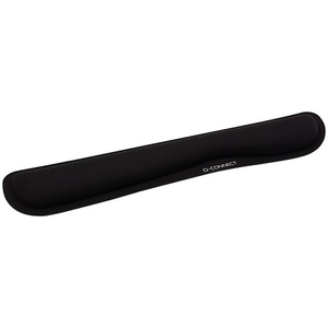 Q-Connect Memory Foam Keyboard Wristrest Anti-slip Rubber Base Black KF03684