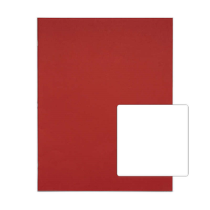 Rhino A3+ Workbooks 40 Page, Plain, Red - Pack of 30