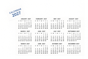 Classmates 2027 Calendar Tabs - Pack of 50