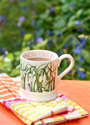 Flowers Snowdrop 1/2 Pint Mug