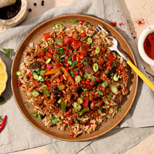 Cajun Beef & Rice Pot