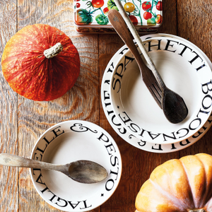 Black Toast Medium Pasta Bowl