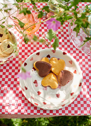 Pink Hearts Pasta Bowl