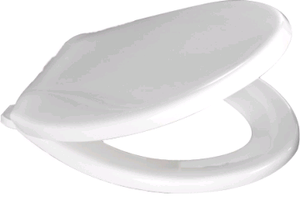 White Anti-bac Toilet Seat