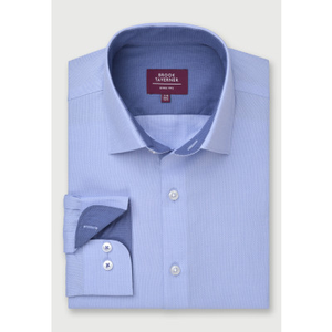 Tailored Fit Blue Oxford Shirt