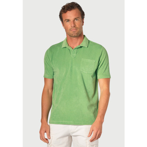 Milton Apple Cotton Rich Terry Towelling Polo Shirt