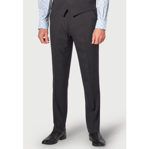 Tailored Fit Wells Charcoal Wool Blend Suit Trousers