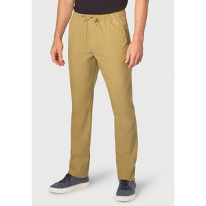 Regular Fit Cowdrey Sand Linen Stretch Cotton Drawcord Trouser