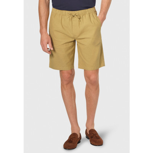 Cowdrey Sand Stretch Linen Drawcord Shorts
