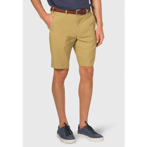 Amiss Sand Stretch Linen Cotton Shorts