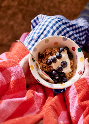 Polka Dot Cereal Bowl