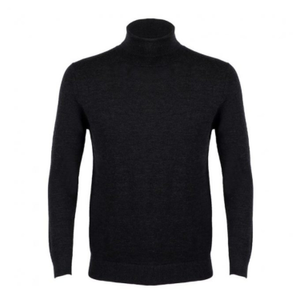 Dixon Light Wool Roll Neck Jumper – Charcoal (L)