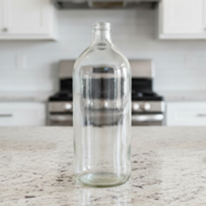 32 oz Clear Glass Vinegar Bottles (Cap Not Included) - 5016B45-B