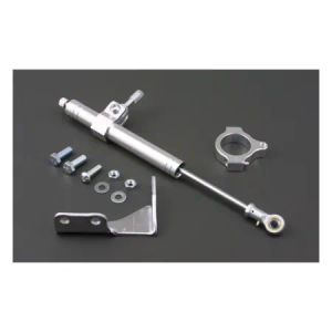 DOSS Steering Damper Kit in Silver Finish For 1988-2003 XL Sportster Models (31472)