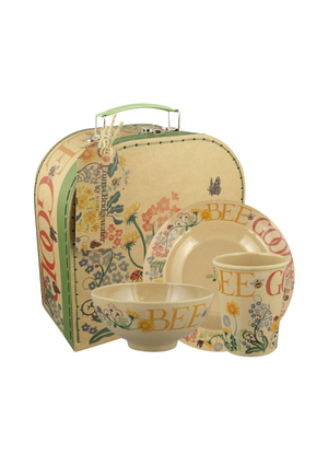 All My Good Intentions 3 Piece Children's Rice Husk Suitcase Set