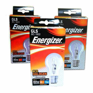 Energizer 80W Halogen GLS B22 Light Bulb