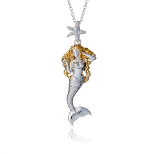 Sterling Silver Mermaid Necklace