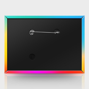 2.5" x 3.5" Rectangle Button